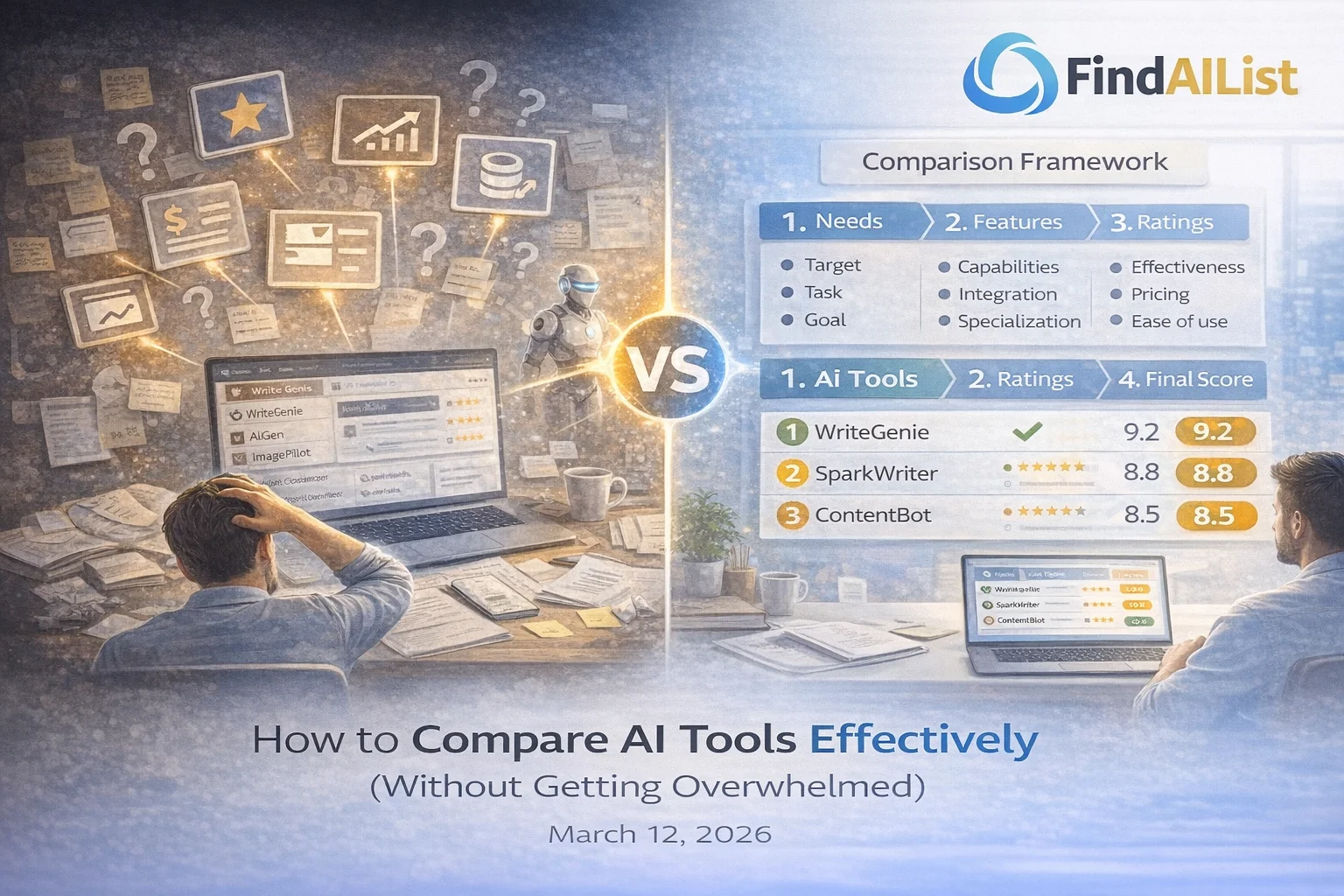 How to Compare AI Tools Effectively (Without Getting Overwhelmed)